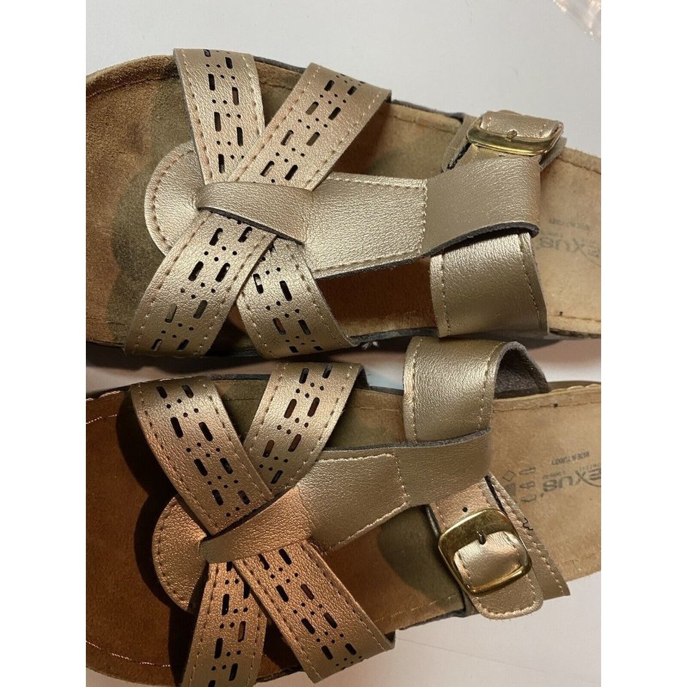 Spring Step Metallic Sandals - Picture 8 of 8